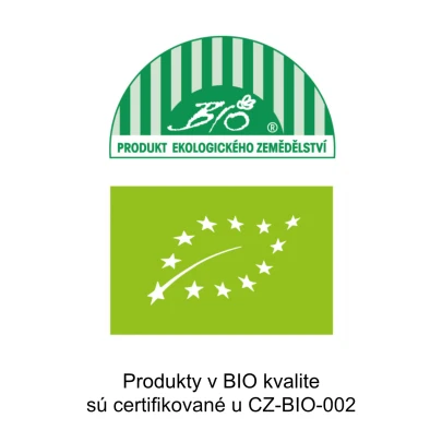 Produkty v BIO v BIO kvalite sú certifikované u CZ-BIO-002