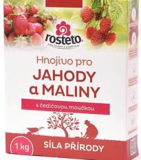 Hnojivo s čadičovou múčkou - jahody a maliny - Rosteto - hnojivo - 1 kg