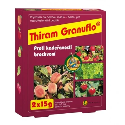 Thiram Granuflo - proti kučeravosti broskýň - 2 x 15 g