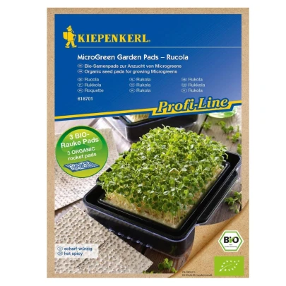 Microgreen - mikrozelenina - náhradné pláty BIO rukoly - 3 ks