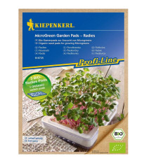 Microgreen - mikrozelenina - náhradné pláty BIO reďkovky - 3 ks