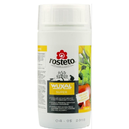 Wuxal super - kvapalné hnojivo - Rosteto - 250 ml